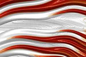 Fractal Background Drucke: Simple wavy background - computer-generated image