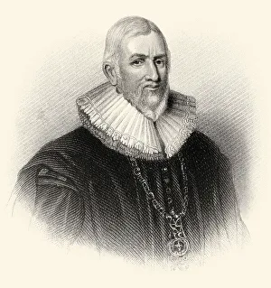 Northern Europe Illustration Drucke: Sir Hugh Myddelton oder Middleton, 1