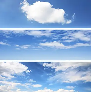 Cumulonimbus Cloud Drucke: Sky backgrounds set