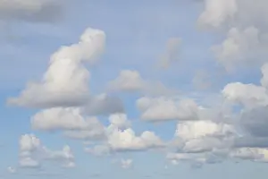 Empty European Landscapes Drucke: Sky with cloud, Denmark