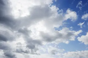 Cloudy Blue Skies Drucke: Sky, clouds, thundercloud, Cumulonimbus