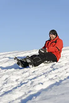 Winter Sledding Drucke: Sledding