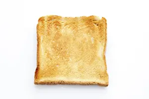 Basic Food Items Drucke: Slice of toast, toasted slice of bread