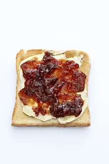 Still Life Food Drucke: Slice of toast, toasted slice of bread