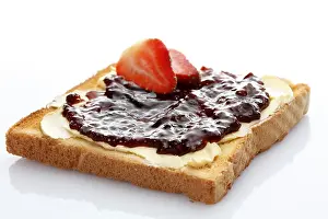 Grocery Store Essentials Drucke: Slice of toast, toasted slice of bread