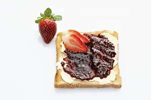 Toasted Bread Drucke: Slice of toast, toasted slice of bread