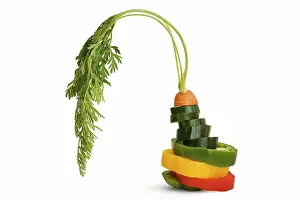 Vegetarian Dish Ideas Drucke: Sliced vegetables
