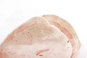 Meat Products Drucke: Slices of cooked ham