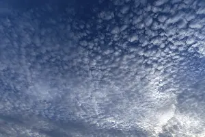 Cirrocumulus Clouds Drucke: Small fleecy clouds (Cirrocumulus)