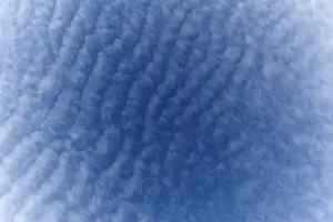 Cirrocumulus Clouds Drucke: Small fluffy clouds, Cirrocumulus