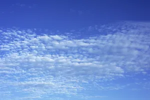 Cirrocumulus Clouds Drucke: Small fluffy clouds, Cirrocumulus