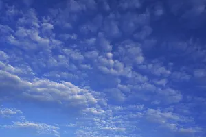 Southern Germany Weather Drucke: Small fluffy clouds, Cirrocumulus