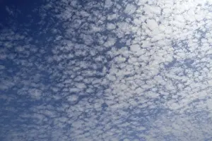 Cirrocumulus Clouds Drucke: Small fluffy clouds, Cirrocumulus