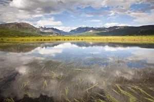 Drucke von Kleiner See, Alaska-Ranges-Gebirgskette, Alaska, Vereinigte Staaten Alaska Drucke: Kleiner See, Alaska-Ranges-Bergkette