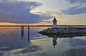 Baltic Coast Protection Drucke: Small lighthouse in Ebeltoft