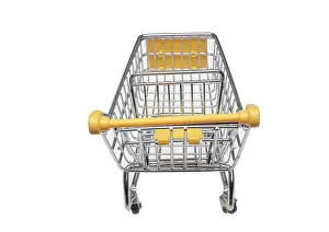 Empty Shopping Trolley Drucke: Small empty shopping trolley