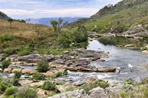 Brazilian Landscape Drucke: Small stream, Serra da Canastra