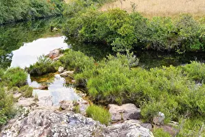 Brazilian Landscape Drucke: Small stream, Serra da Canastra