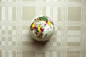 World Map Navigation Drucke: A small world, global