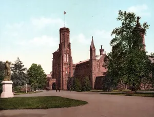 US Capital City Drucke: The Smithsonian Institution Building
