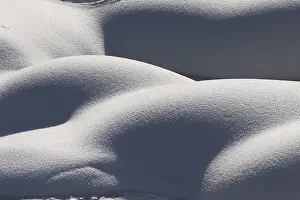 US National Park Scenery Drucke: Snow hump pattern