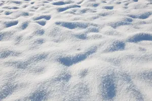 Deserted Snowy Landscape Drucke: Snow in a meadow