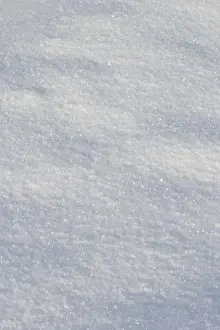 Macro Winter Scene Drucke: Snow surface