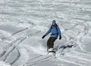 Gerahmter Druck : Snowboarder Gerahmter Druck : Snowboarder