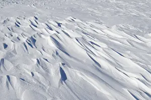 Canadian Landscape Photography Drucke: Snowdrift pattern, Province of Quebec, Canada
