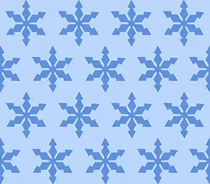 Blue Background Illustration Drucke: Snowflakes, patterns, background