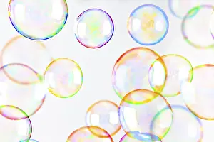 Colorful Soap Bubbles Drucke: Soap bubbles