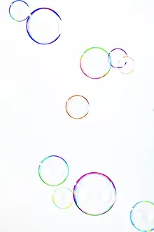 Studio Cutout Images Drucke: Soap bubbles