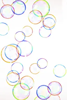 Colorful Studio Shot Drucke: Soap bubbles