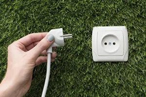 Deserted Power Supply Drucke: Socket with charger
