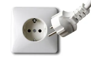 Power Supply Line Drucke: Socket and plug