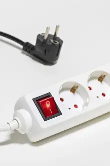 Power Outlet Strip Distributor Drucke: Socket strip for connecting electrical appliances