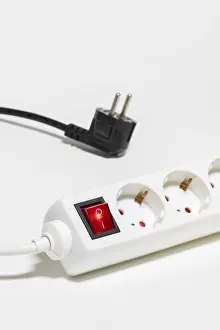 Power Outlet Strip Distributor Drucke: Socket strip for connecting electrical appliances