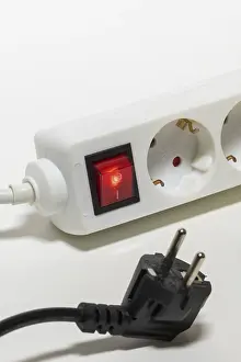 Power Outlet Strip Distributor Drucke: Socket strip for connecting electrical appliances