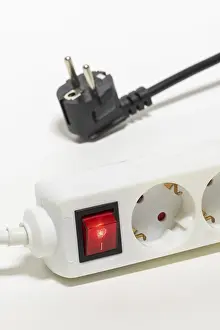 Power Outlet Strip Distributor Drucke: Socket strip for connecting electrical appliances