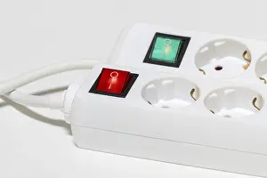 Power Outlet Strip Distributor Drucke: Socket strips for connecting electrical devices