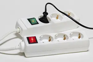 Power Outlet Strip Distributor Drucke: Socket strips for connecting electrical devices