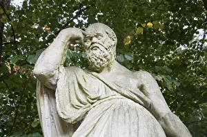 German Heritage Building Drucke: Socrates statue in the Hermitage