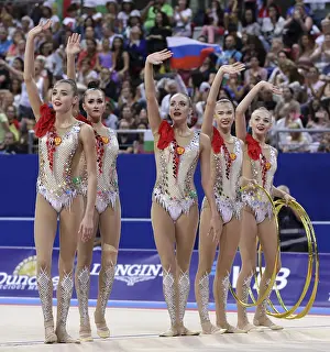 Rhythmic Gymnastics Drucke: Sofia, Bulgaria - 15 September