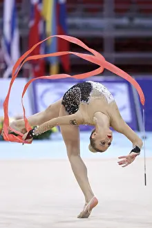 Rhythmic Gymnastics World Cup Drucke: Sofia, Bulgaria - 6 May, 2017: Noemi Peschel from Germany performs during Rhythmic Gymnastics World Cup Sofia 2017