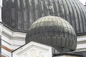 Bulgarien Drucke: Dach der Synagoge Sofia, Neoarabischer Architektur.