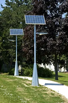 Ecofriendly Electricity Supply Drucke: Solar panel Switzerland