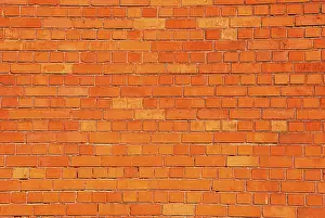 Empty Brick Structure Drucke: Solid wall made of brick