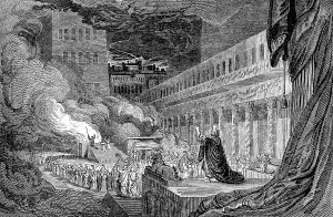 Jerusalem Historic Landmarks Drucke: Solomon dedicates the First Temple at Jerusalem