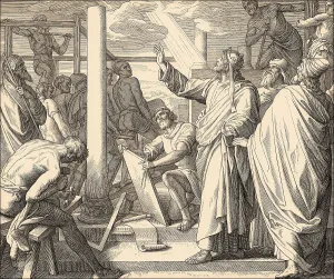 Religious Texts In Scripture Drucke: Solomon Plans Construction of the Temple