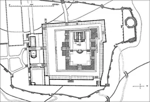 Historic Temple Buildings Drucke: Solomon's Temple, Temple Mount